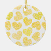 Yellow hearts Ornament (Vorne)