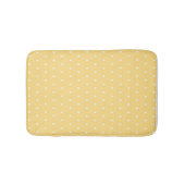 Yellow Hearts Pattern Bath Mat Badematte (Vorderseite)