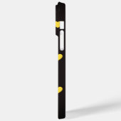 Yellow Hearts Pattern Case-Mate iPhone Hülle (Rückseite / Links)