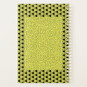 Yellow Hexagon Maze Planer (Rückseite)
