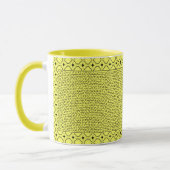 Yellow Hexagon Maze Tasse (Links)