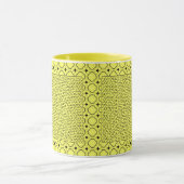 Yellow Hexagon Maze Tasse (Zentrum)