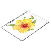 Yellow Hibiscus Botanical Notizblock (Linke Seite)
