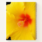 Yellow Hibiscus Flower Photo Notizblock (Rückseite)