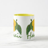 Yellow Hibiskus Hawaii Tasse (Zentrum)