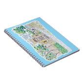 Yellow Historic Villa Notizblock (Rechte Seite)