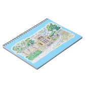 Yellow Historic Villa Notizblock (Linke Seite)