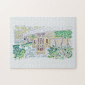 Yellow Historic Villa Puzzle (Horizontal)