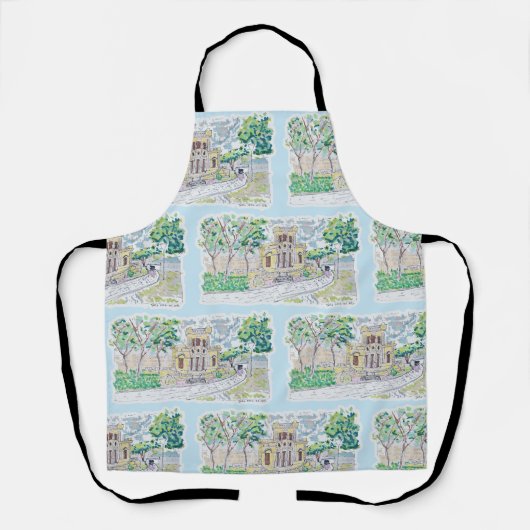 Yellow Historic Villa Schürze (Vorderseite)