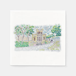 Yellow Historic Villa Serviette