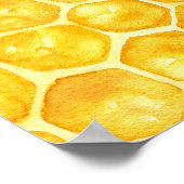 Yellow Honey Bee Baby Shooter Schnuller Hunt Game Poster (Ecke)