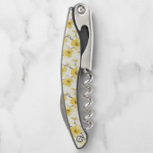 Yellow Honey Flowers Kellnermesser (Rückseite)