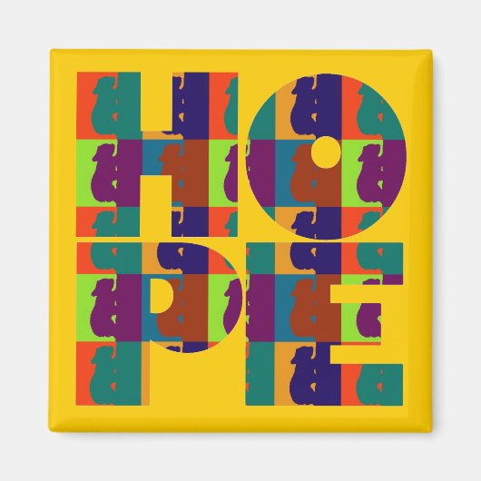 Yellow HOPE Magnet (Vorne)