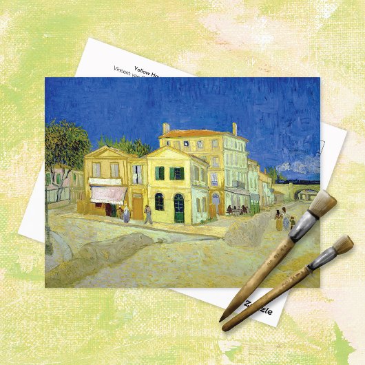 Yellow House Arles Frankreich Vincent van Gogh Postkarte
