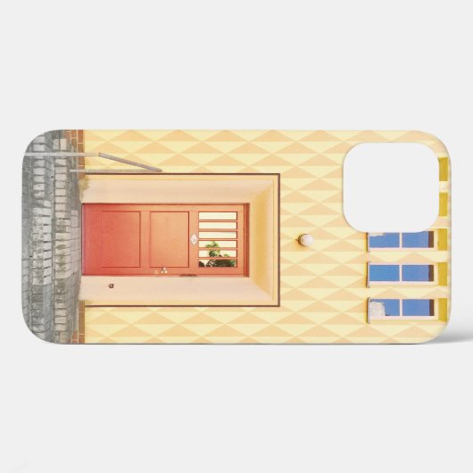 Yellow house illustration Case-Mate iPhone hülle (Rückseite (Horizontal))