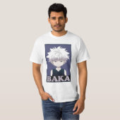 " Yellow Hunter X Hunter Killua Zoldyck Baka " T-Shirt (Vorne ganz)