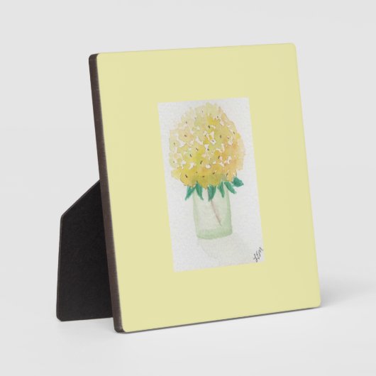 Yellow Hydrangea Fotoplatte (Vorderseite)