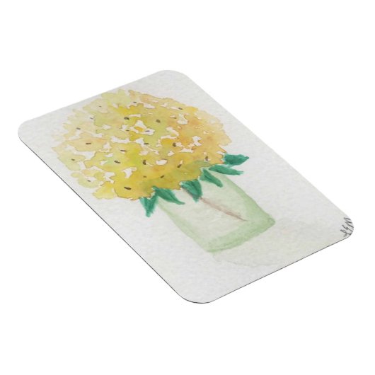 Yellow Hydrangea Magnet (Rechte Seite)