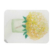 Yellow Hydrangea Magnet (Horizontal)