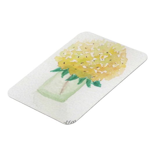 Yellow Hydrangea Magnet (Linke Seite)