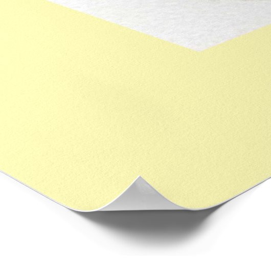 Yellow Hydrangea Poster (Ecke)