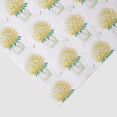 Yellow Hydrangea Seidenpapier (Ausschnitt)