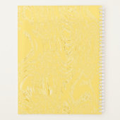 Yellow Ice Diary Spiral Notebook Planer (Rückseite)