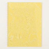 Yellow Ice Spiral Notebook Planer (Vorderseite)