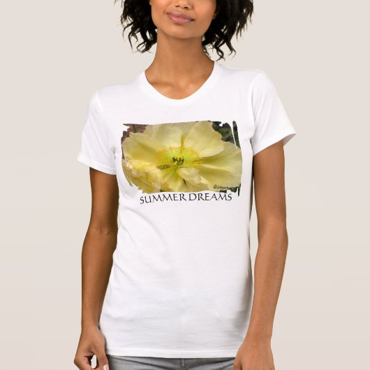 Yellow Icely Poppy T-Shirt (Vorderseite)