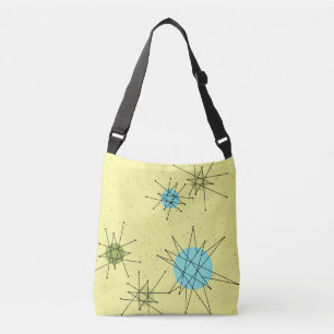 Yellow Iconic Atomic Sternexplosion Tote Bag Tragetaschen Mit Langen Trägern