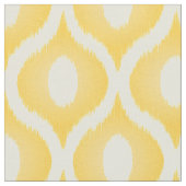 Yellow-Ikat-marokkanisches Design Stoff (Nahaufnahme)
