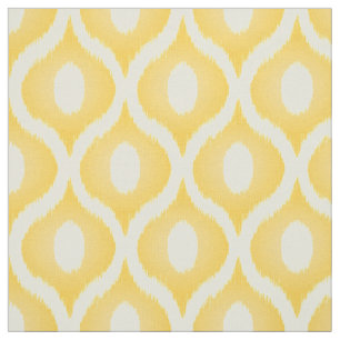 Yellow-Ikat-marokkanisches Design Stoff