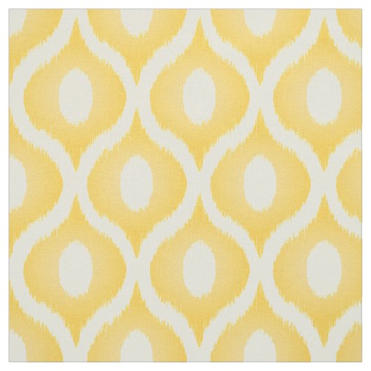 Yellow-Ikat-marokkanisches Design Stoff (Muster)
