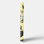 Yellow iPhone Case mit Blume - Farbe auswählen (Rückseite / Rechts)