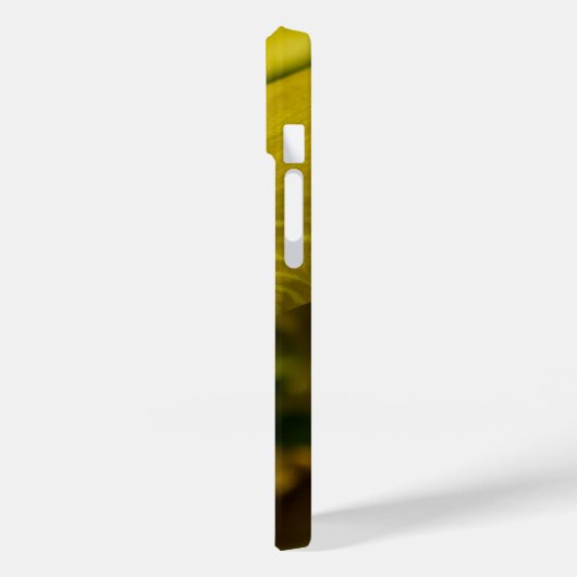 Yellow Iris Beard iPhone Case (Rückseite / Links)
