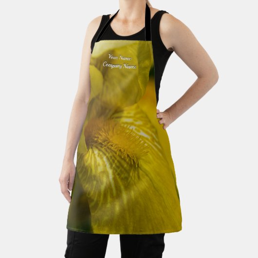 Yellow Iris Beard Schürze (InSitu)