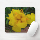 Yellow Iris Blume Mousepad (Mit Mouse)