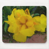 Yellow Iris Blume Mousepad (Vorne)