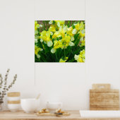 Yellow Iris Blume Poster (Küche)