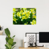 Yellow Iris Blume Poster (Heimbüro)