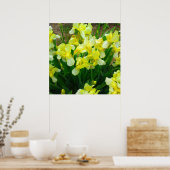 Yellow Iris Blume Poster (Küche)