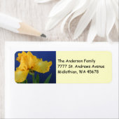 Yellow Iris Rücksendeadresse (Insitu)