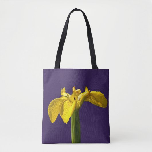 Yellow Iris Tasche (Vorderseite)