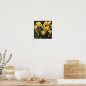 Yellow Irische Blume Art Print Poster (Küche)