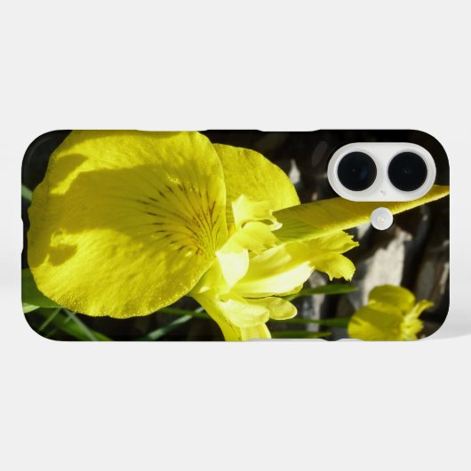 Yellow Irises Bright Spring Floral Case-Mate iPhone Hülle (Rückseite (Horizontal))