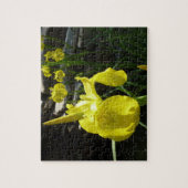 Yellow Irises Bright Spring Floral Puzzle (Vertikal)