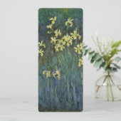 Yellow Irises von Claude Monet, Vintage Kunst (Stehend Vorderseite)