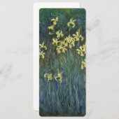 Yellow Irises von Claude Monet, Vintage Kunst (Vorne/Hinten)