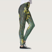 Yellow Irises von Claude Monet, Vintage Kunst Leggings (Rechts)