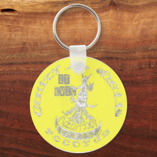 YELLOW "It Evil" Schlüsselanhänger (Vorderseite)